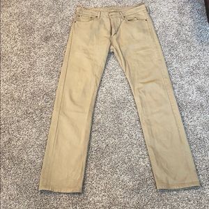 513 Slim Stretch Khaki Levi 32x32